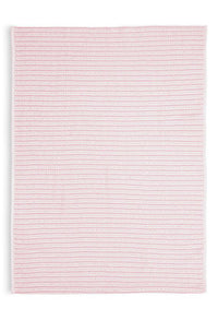 COTTON KNITTED BABY BLANKET | PINK