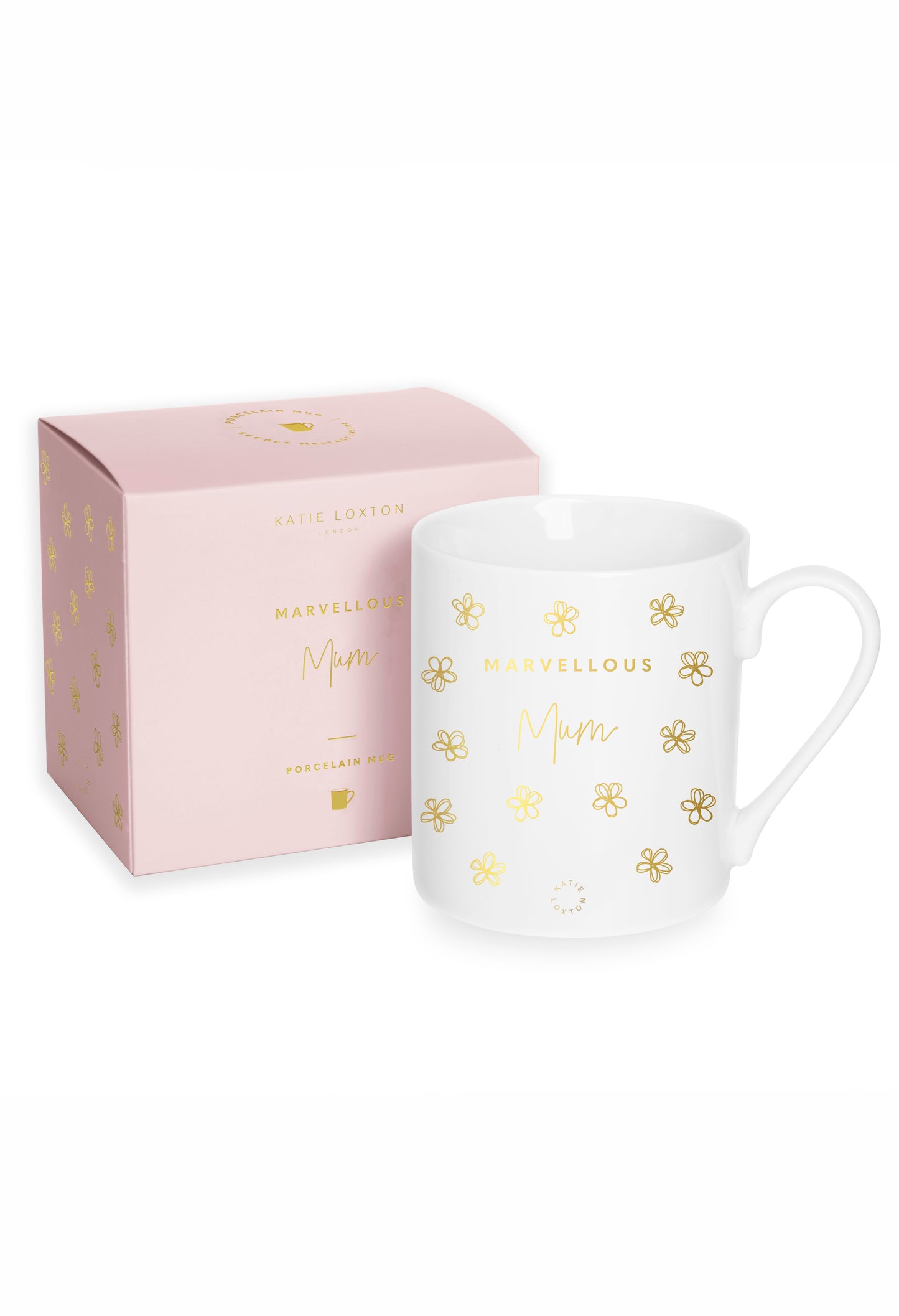 "MARVELLOUS MUM" BOXED PORCELAIN MUG