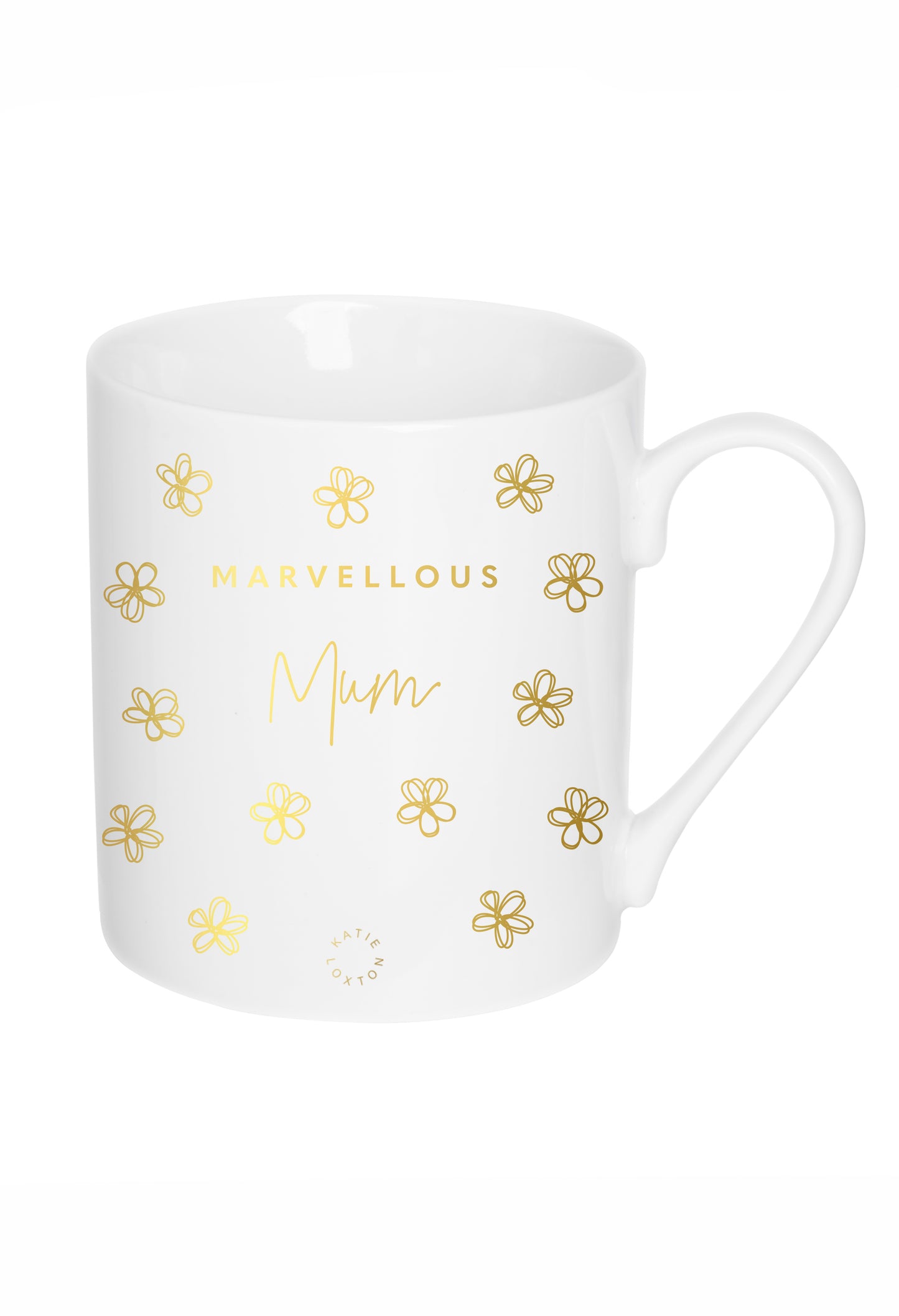 "MARVELLOUS MUM" BOXED PORCELAIN MUG