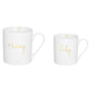 "MUMMY" & "BABY" PORCELAIN MUGS