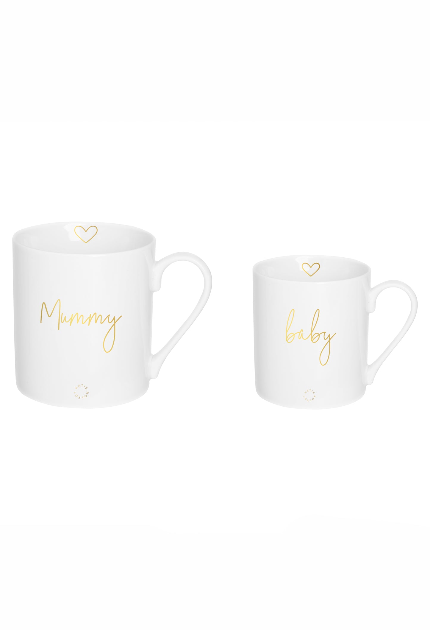 "MUMMY" & "BABY" PORCELAIN MUGS