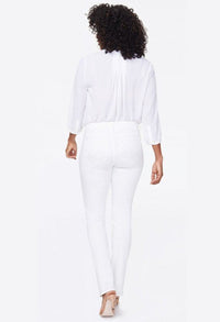 Slim in white premium denim