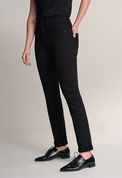 PUSH IN SECRET SLIM TRUE BLACK JEANS  (32 Leg)