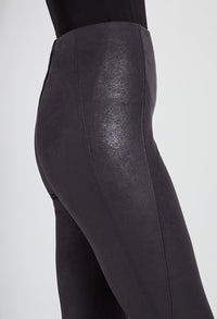 Graphite Suede Leggings