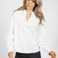 White Fraube Blouse