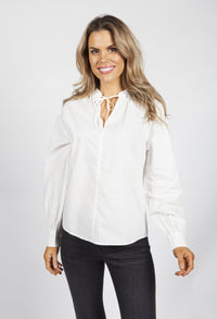 White Fraube Blouse