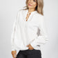 White Fraube Blouse