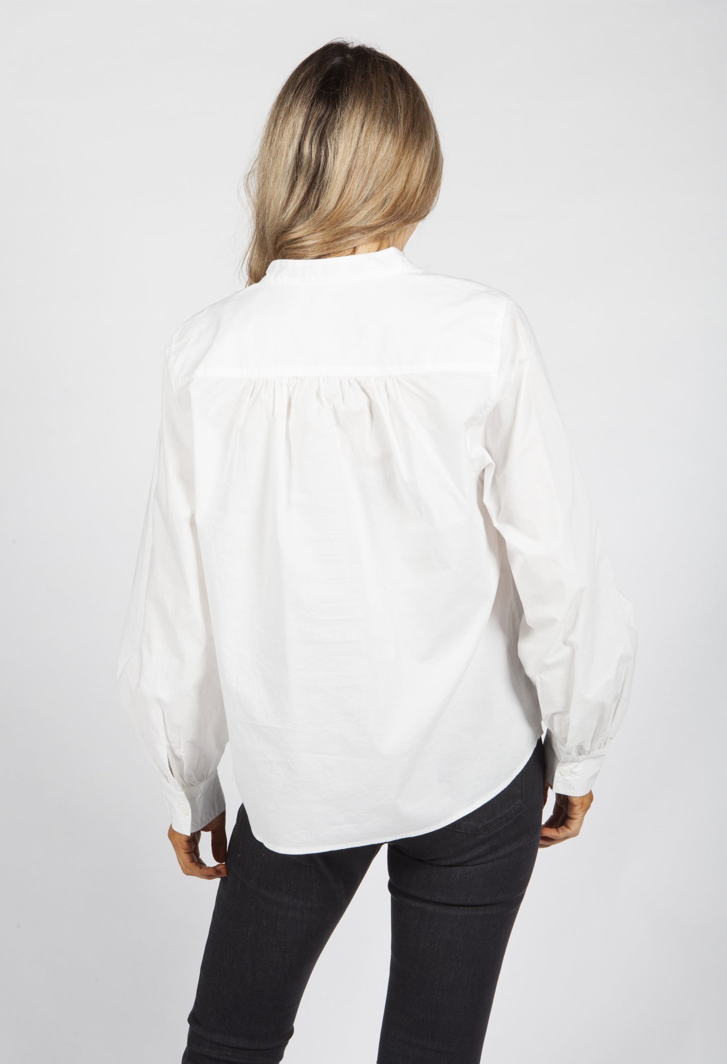 White Fraube Blouse