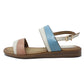 Beige Flat Sling-back Sandal