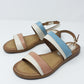 Beige Flat Sling-back Sandal