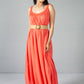 Coral Relaxed Fit Summer Dress