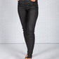 Abby Black Wax Coated Jeans *Recommend 1 Size Down*