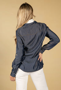 Dark denim Tencel Shirt