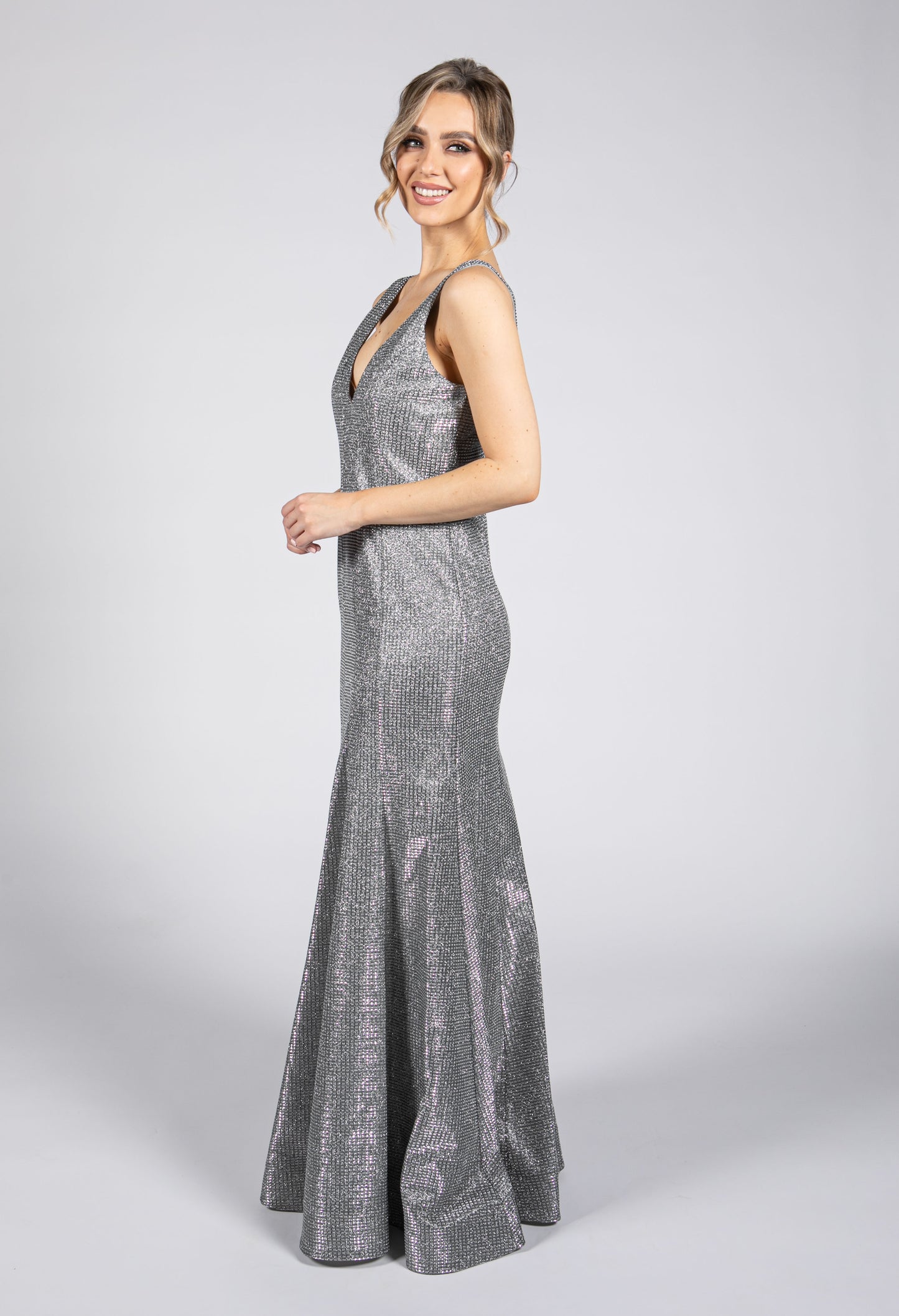 Silver Shimmer Gown