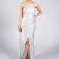 Silver Light Drape Dress