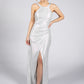 Silver Light Drape Dress