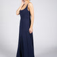 Low Back Navy Dress