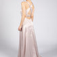 Blush Satin Ballgown