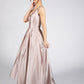 Satin Blush Ballgown