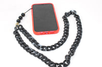 Maxi Marble Effect Chain Phone Charm