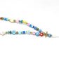 Multicoloured bead phone charm