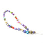 Multicoloured bead phone charm