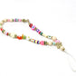 Multicoloured bead phone charm