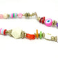 Multicoloured bead phone charm