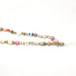 Multicoloured bead phone charm