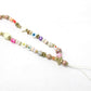 Multicoloured bead phone charm