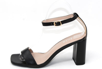 Squared Ankle Strap Shoe