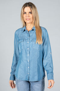 Dark denim Tencel Shirt