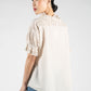 Embroidered Tie Hem Blouse in Toffee Cream