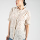 Embroidered Tie Hem Blouse in Toffee Cream