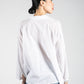 Embroidered Tie Hem Blouse in White