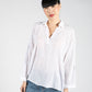 Embroidered Tie Hem Blouse in White