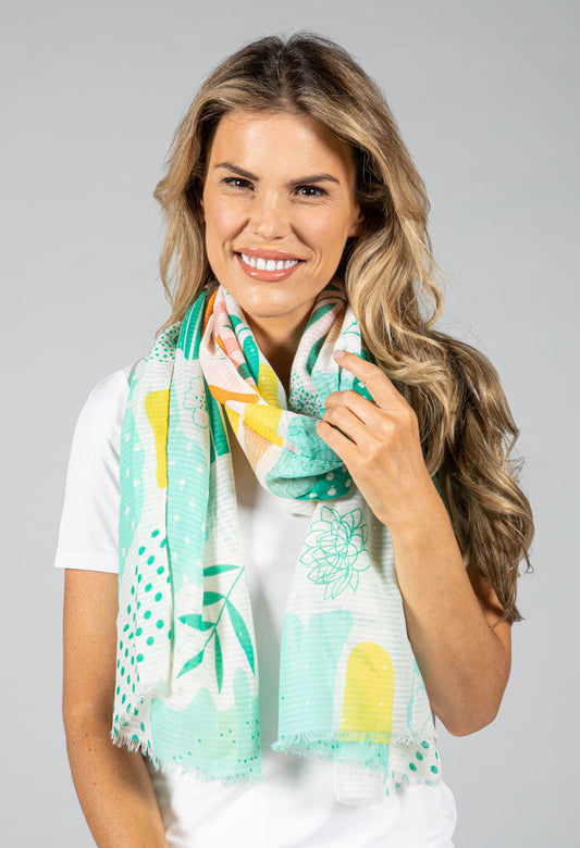 Green Spot Scarf