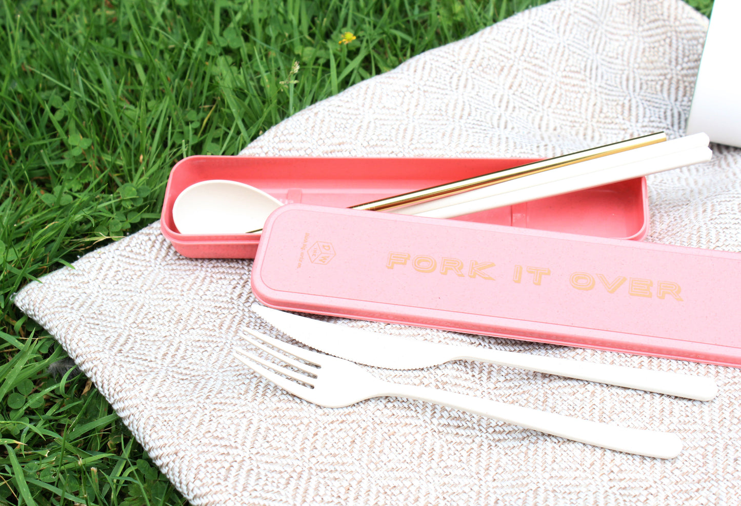 Portable Flatware Set - "Fork It Over"