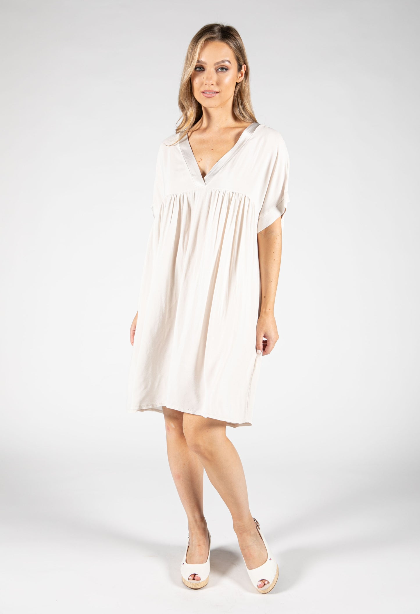 V-Neck Tee Dress