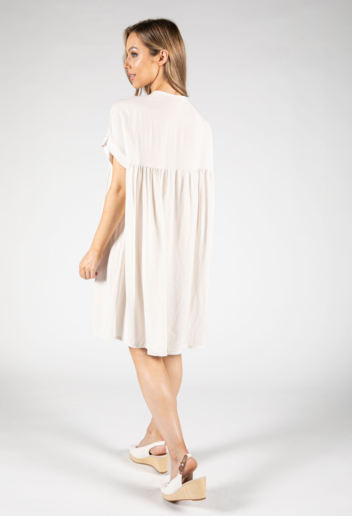 V-Neck Tee Dress