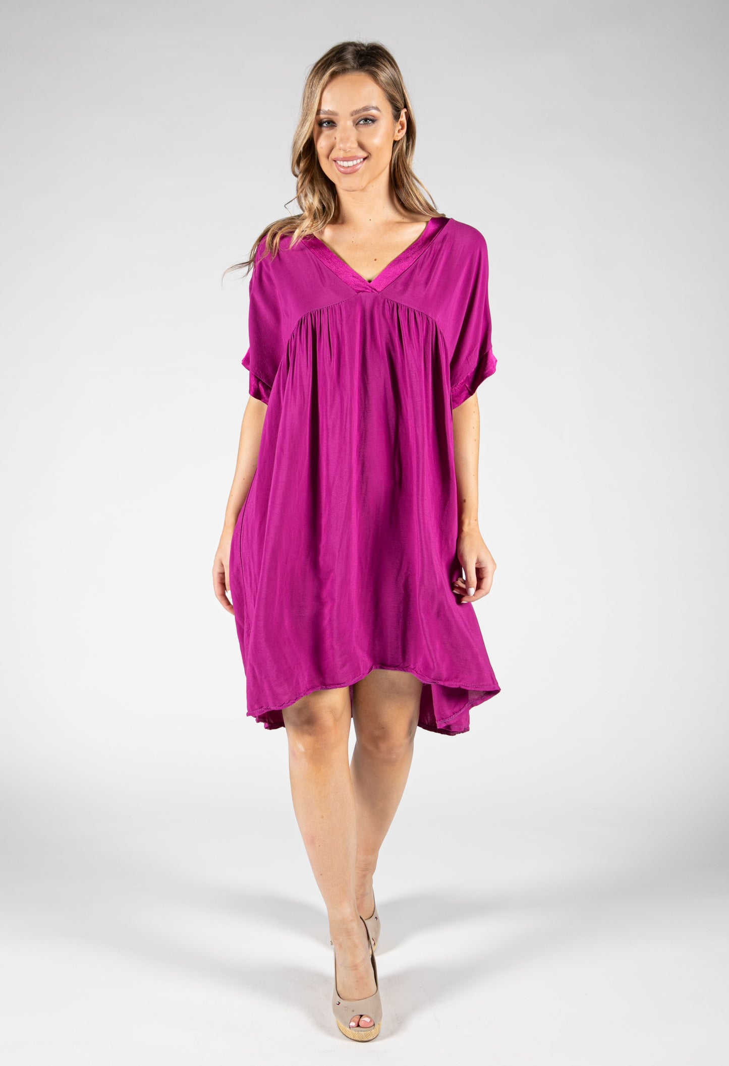 V-Neck Tee Dress