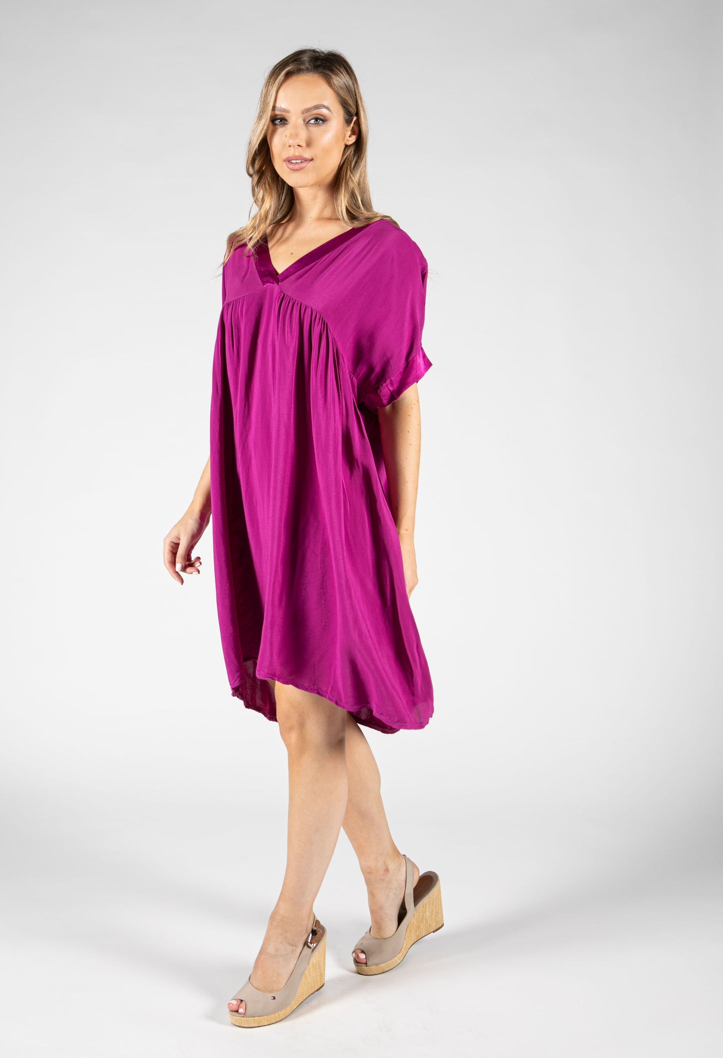 V-Neck Tee Dress