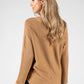 Fine Knit V-Neck Pullover-1