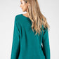 Fine Knit V-Neck Pullover-1