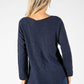 Fine Knit V-Neck Pullover-1