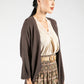 Open Fine Knit Cardigan-1