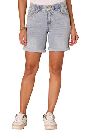 "Ab"solution Mid-Rise 7-Inch Inseam Shorts with Roll Cuff