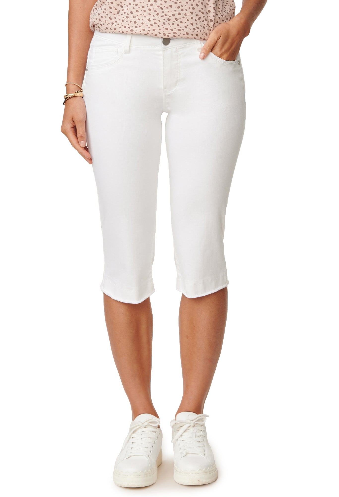 "Ab"solution White Skimmer Capri