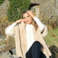 Faux Fur Shawl Overcoat