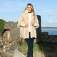 Faux Fur Shawl Overcoat